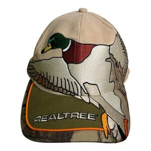 Vintage Team Realtree Camo X-Treme Embroidered All over Duck Hunting Hat